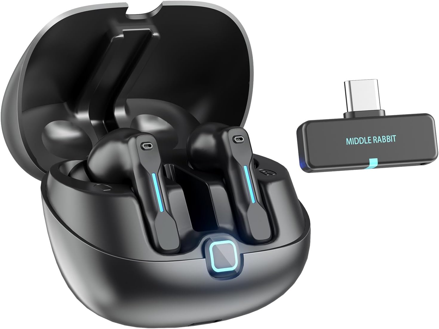 Moi TWS Gaming Bluetooth 5.1 Casques Sans Fil à Très Faible Latence Avec Microphones Fiche Technique Et Prix Au Maroc