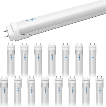 T8 LED Tube Light Bulbs 4 Foot 20W, ETL Listed, 6000K 16 Pack