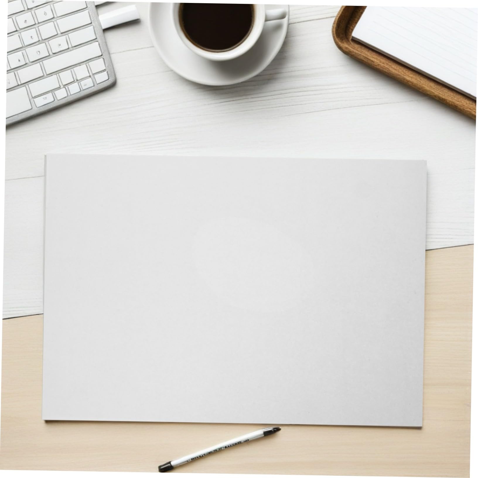 DOITOOL 50 Blatt Zeichenpapier Skizzenpapier Säurefrei Recycelt Blanko Malpapier für Künstler Studenten Kompatibel mit Bleistift Tusche Pastell Aquarell Geeignet