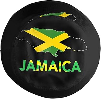 Jamaica Bucket Hat for Men Women, Unisex Jamaica Flag Hat Outdoor Beach Sun Hat Summer Fisherman Cap