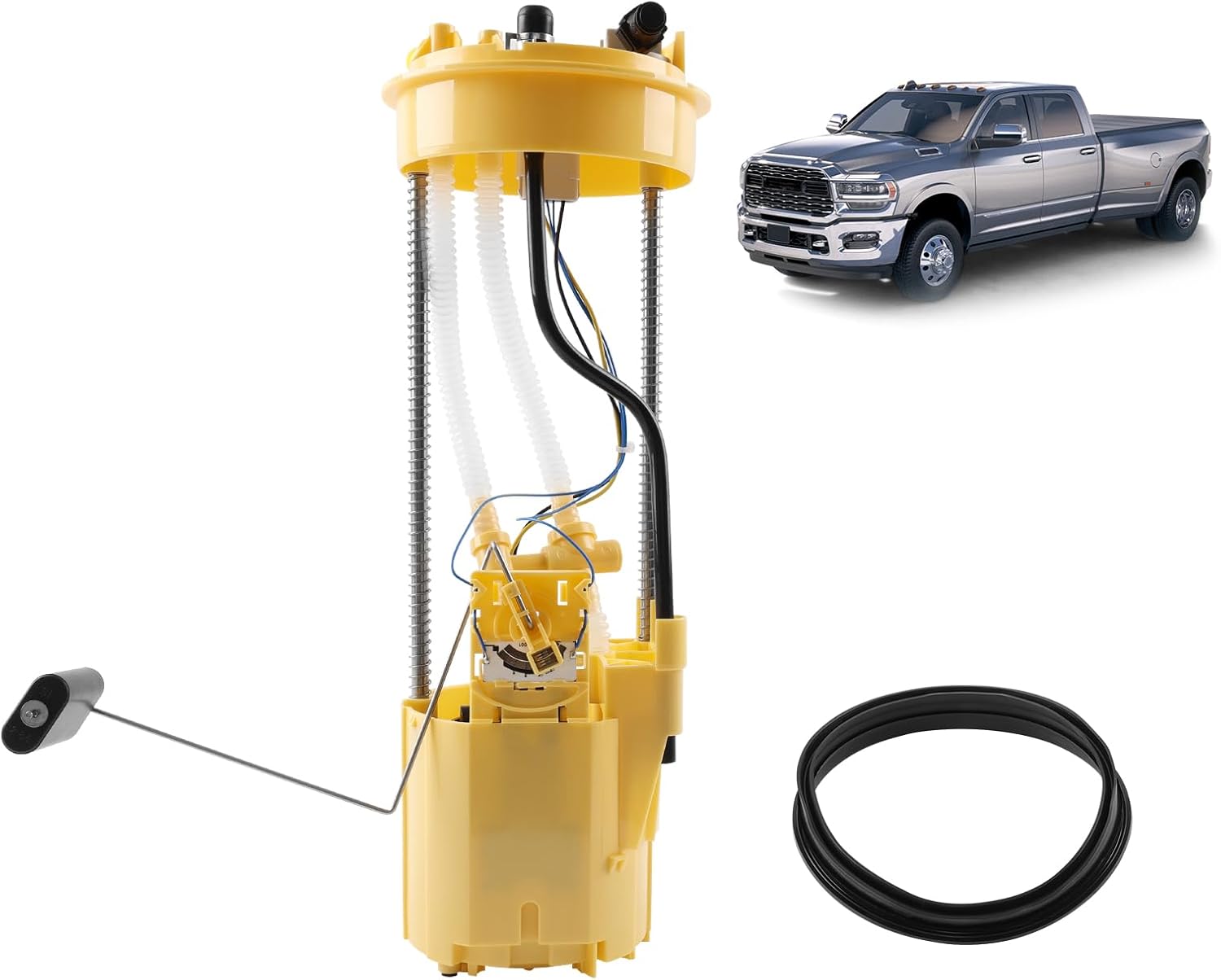 E7187M Electric Fuel Pump Module Assembly Compatible with 1999-2004 Dodge Ram 2500 Ram 3500 5.9L L6 Diesel Replace# SP7036M P76473M 05174262AB 32301412 4897668AC with Sending Unit