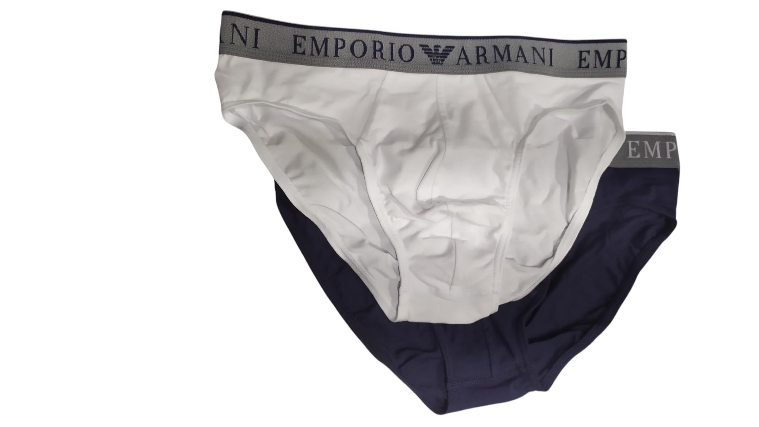Emporio Armani Man's Endurance 2-Pack Brief Blue XL