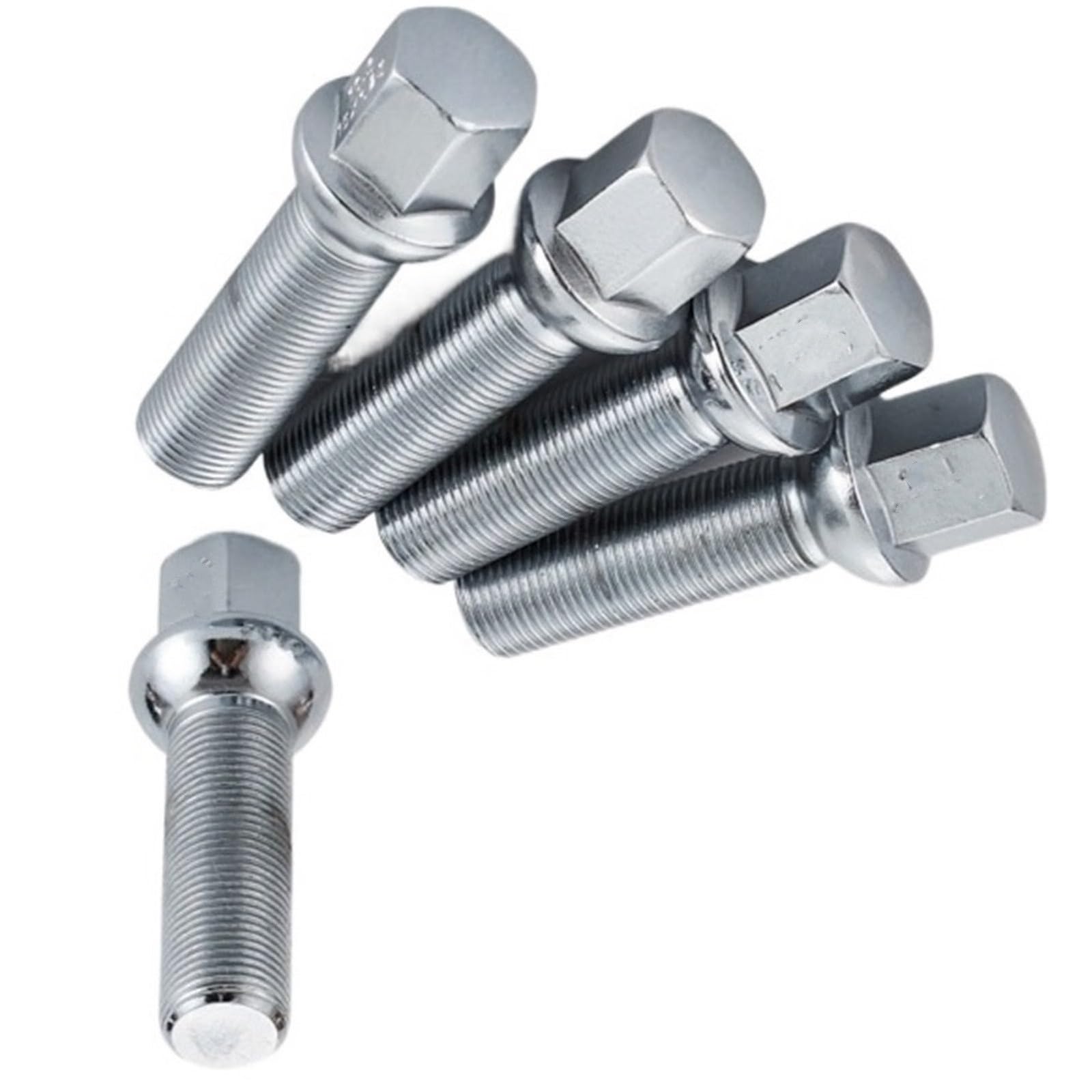 Bulloni ruota auto Compatibile Con Benz Per ML 300 Per 4matic 10 Models 2010 2011 Set Da 20 Pezzi Di Dadi Per Cerchi In Lega Con Rondella Conica OEM: 2204010270