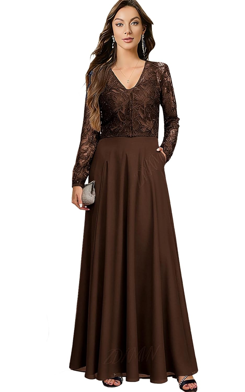 Chiffon 2PC Mother of The Bride Dress with Jacket 2025 Long Grandmother of The Bride Pant Suits LU191