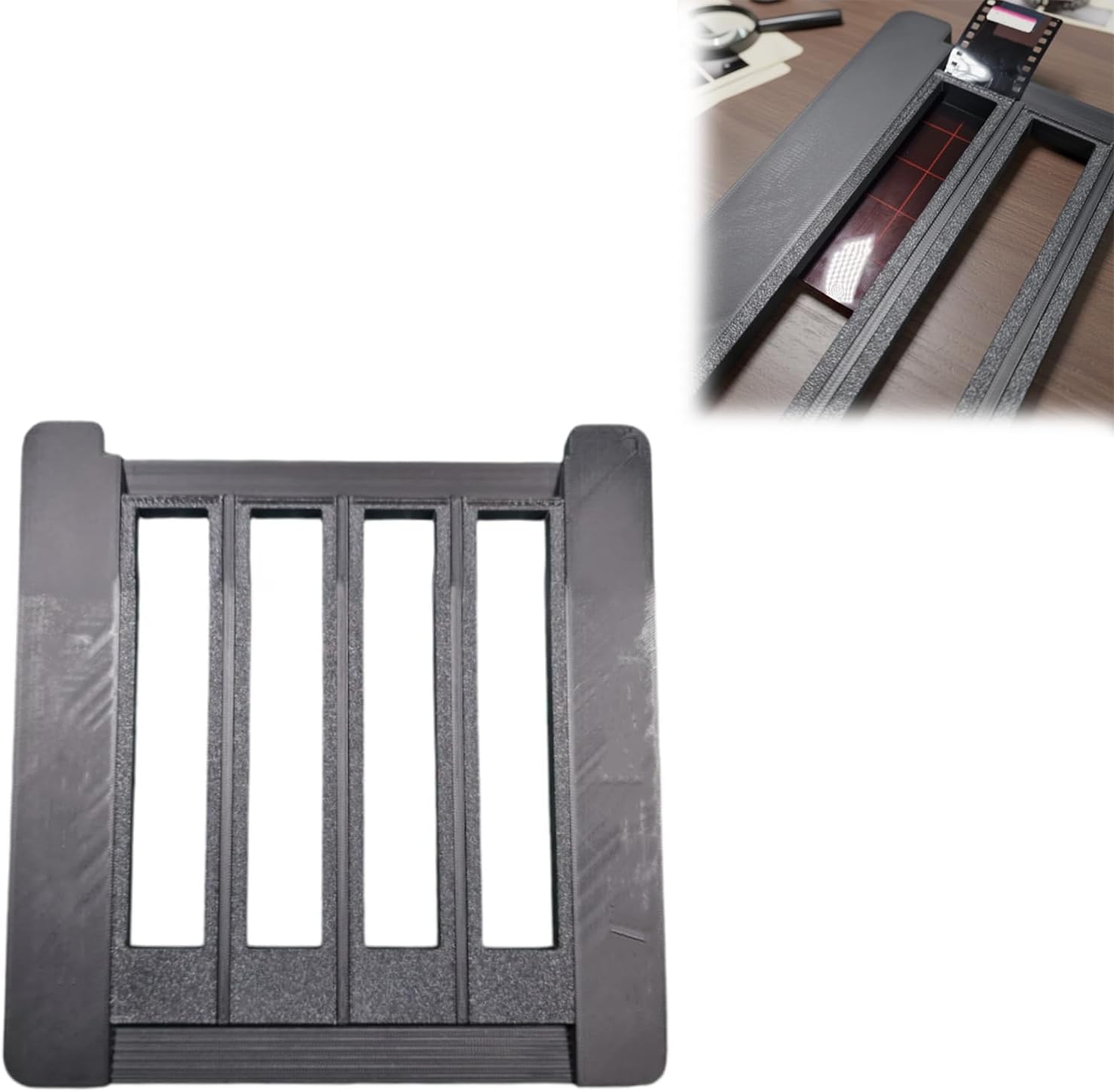 35mm Film Holder for Flatbed Scanners, Film Negative Scanning Holder, Photo Strip Holder, Flatbed Scanner Guide Accessory