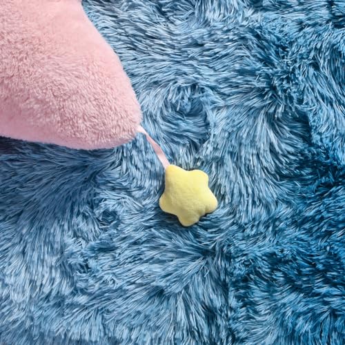 Tapete infantil peludo DweIke 4x6 pies antideslizante miniatura 5