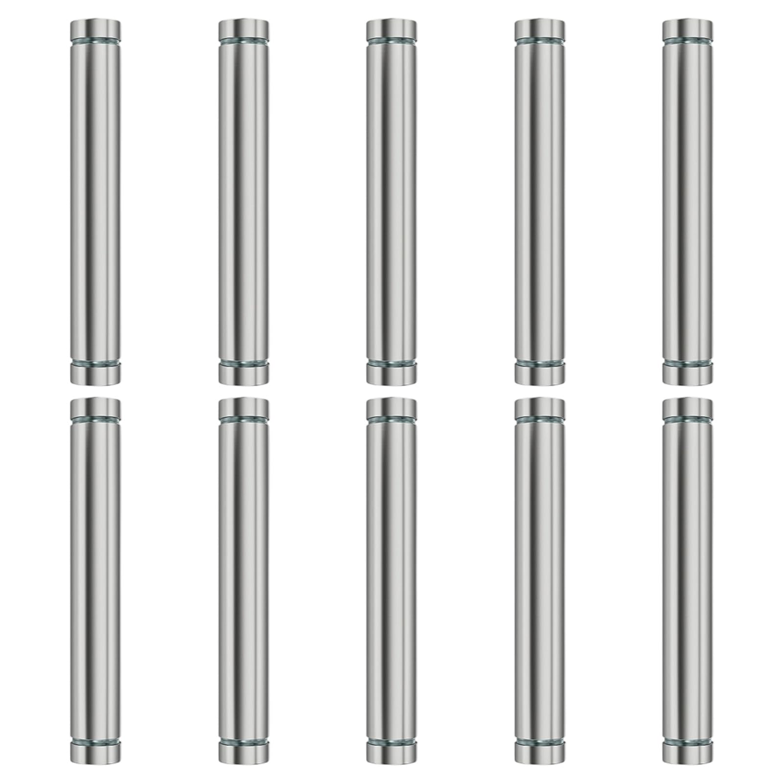 10Pcs Multipurpose Fixing Pin Glass Fasteners Rustproof Decorative Nails for Wall Decoration and Exhibition Enduring Glass Fasteners