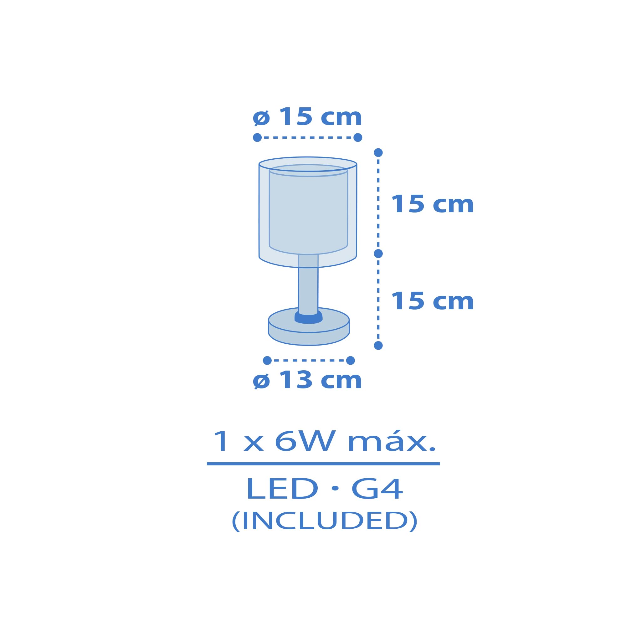 Dalber Lampada da tavolo per bambini, luce da comodino e da notte Kids World Mappa del mondo Pianeta Terra, 40671, G4-4W LED - Lampadina inclusa