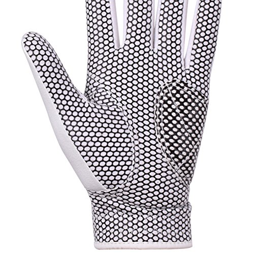 Payapa In New York, Gh Women's Leather Golf Gloves One Pair (Flower Printed Both Hands) #TOP6