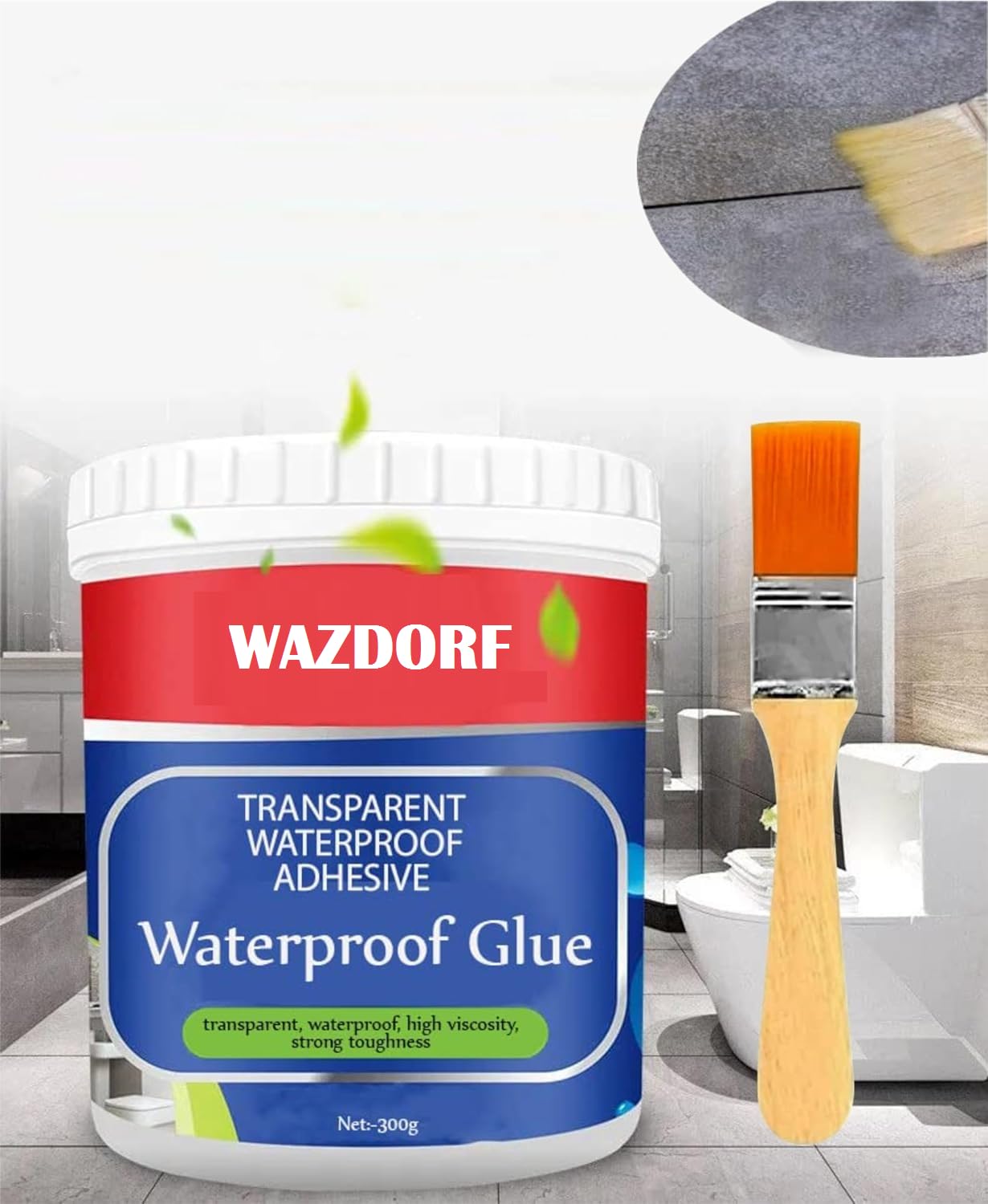 WAZDORF Tiles Gap Filler Waterproof Crack Grout Gap Filler Agent Water Resistant Silicone Sealant for DIY Home Sink Gaps/Grouts Repair Filler Tube Paste for Kitchen, Bathroom (300 gm) (B0C5RQWDXZ) Amazon Price History, Amazon Price Tracker
