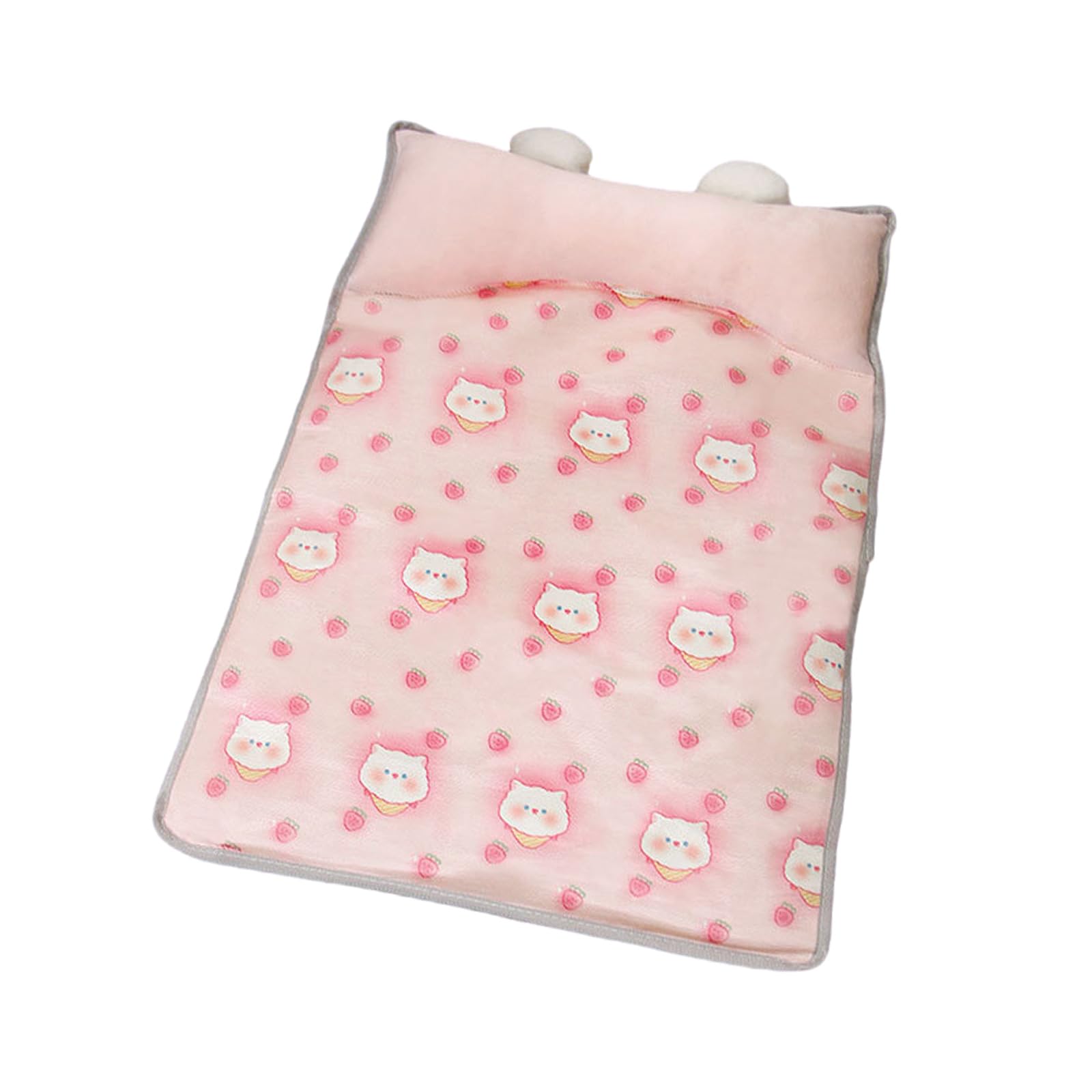 Tapis de refroidissement en soie glacée pour le repos des chiens et chats au salon