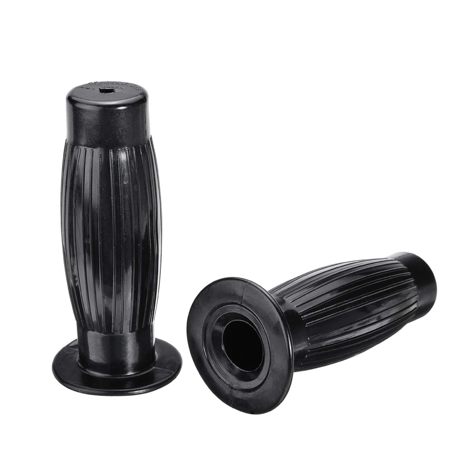 Lenker 2pcs 7 / 8in Motorcycle Scooter Lenker Handgriffe Schwarz Gummi Kunststoff 5 Zoll Länge Für T-riumph T150 Für N-Orton Für C-ommando