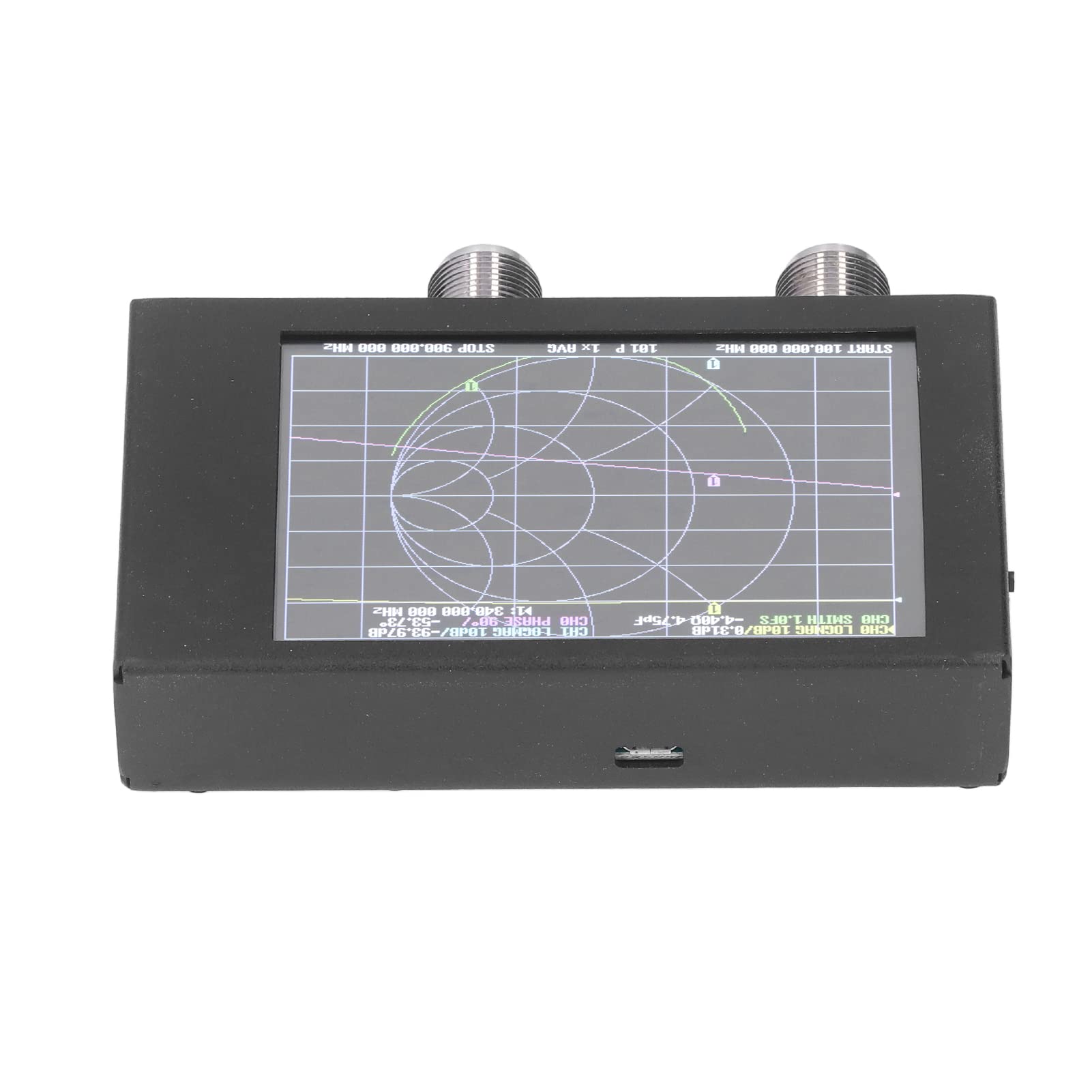 Vektor-Netzwerkanalysator SAA 2N V2.2, 50 KHz – 3 GHz HF VHF UHF-Antennenanalysator zur Messung von Duplexer, SWR und Phase, kompatibel mit OwOComm V2.2-Spezifikationen und VNA