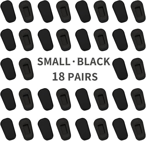 Miniatura 2 de 18 pares de fundas para la nariz para lentes, almohadillas antideslizantes de silicona para la nariz, repuesto para lentes de sol, ultrasuaves con