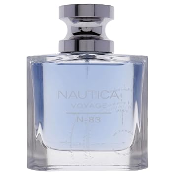 Nautica N-83 Voyage Eau de Toilette for Men, 1.7 oz., Nautica's Classic Men's Scent, Water & Sailing Inspired Fragrance, Great Gift