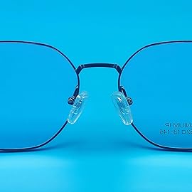 Mr.ZzjOOj Eyeglasses Nose Pads, Upgraded Soft Silicone Air Chamber Eyeglass Nose Pads, 6 Pairs of Screw-in 15mm Glasses Nose Pad Set with Screws and Micro Screwdriver