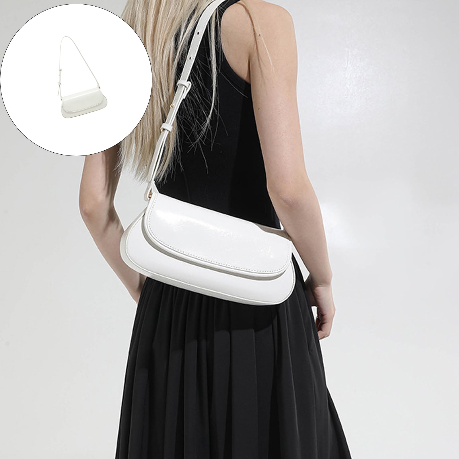 Elegante bolso de mano con correa cómoda para el