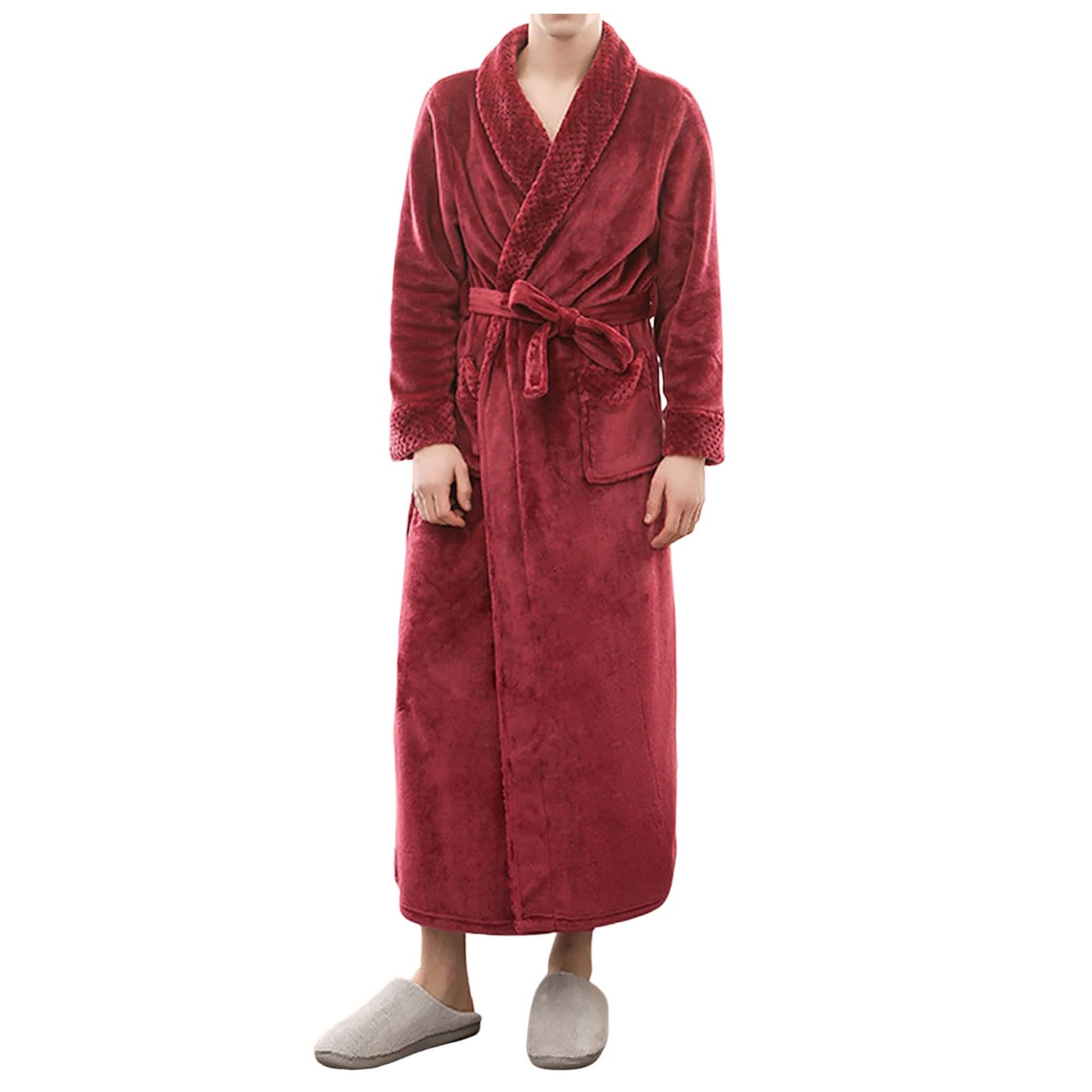 Accappatoio Uomo Spugna Leggera, Accappatoio Unisex da Donna E Uomo Accappatoio Uomo Cotone Accappatoio Uomo Velour Cotone Spugna Velluto Lungo Accappatoio da Bagno Uomo Vestaglia Uomo Invernale