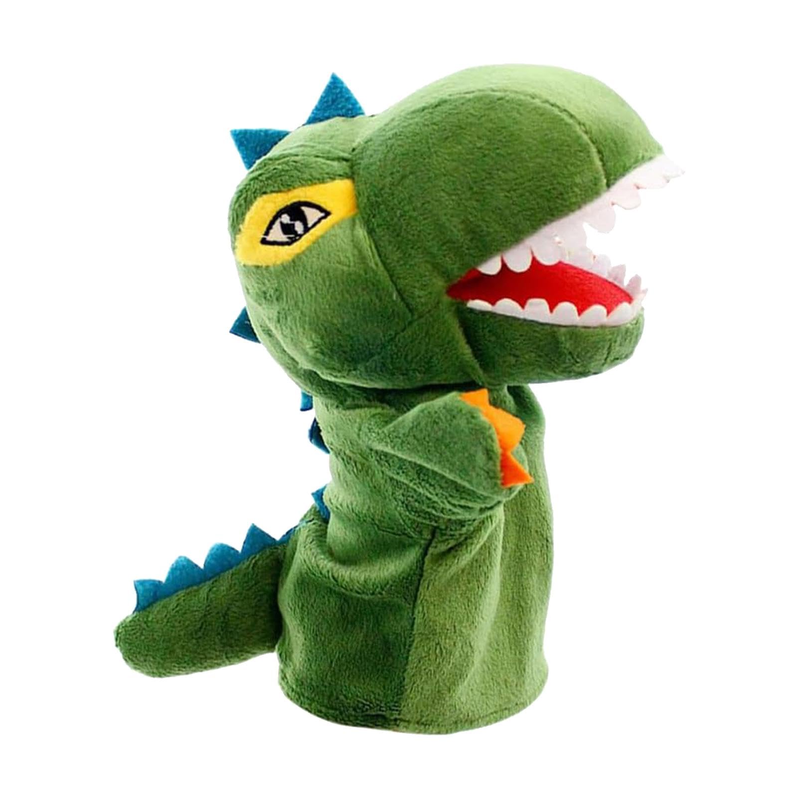Dinosaurio títere, Marioneta de Dinosaurio,Marionetas de Dedos de Animales - Marionetas de Dedo de Felpa, Juguete de marioneta de Peluche para niños, marioneta de Mano de Juego de rol Creativo