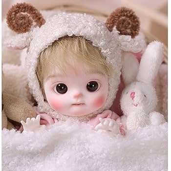 赤ちゃん　球体関節人形　bjd Amazon | KAKAA BJDドール フルセット 1/8 球体関節人形 16cm SD