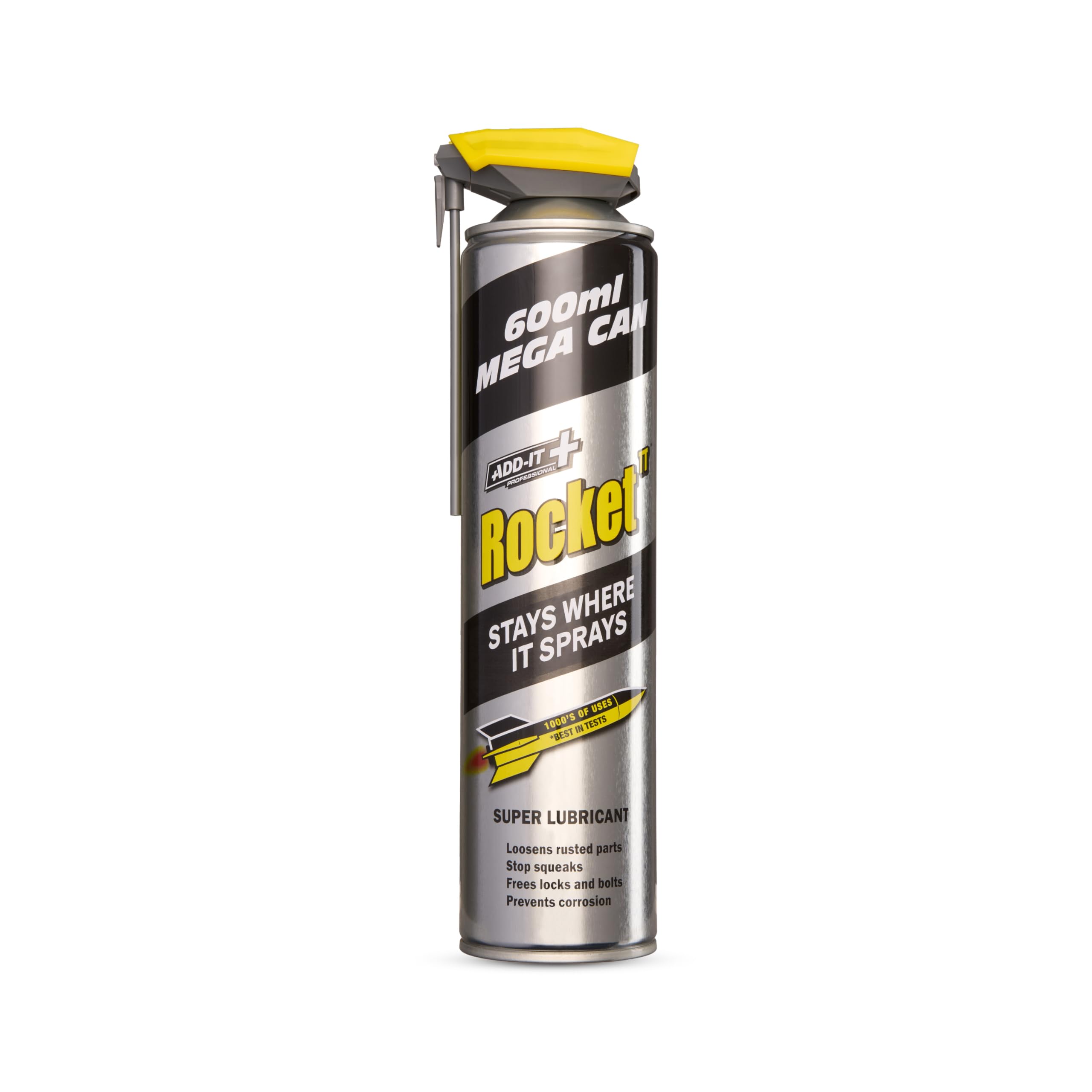 Super Tube Lubricant | Rust Remover & Anti-Corrosion Maintenance Spray | Penetrating Oil for Seized Bolts,Tools, Bikes & Garden Equipment | Water-Resistant Protective Coating-600ml
