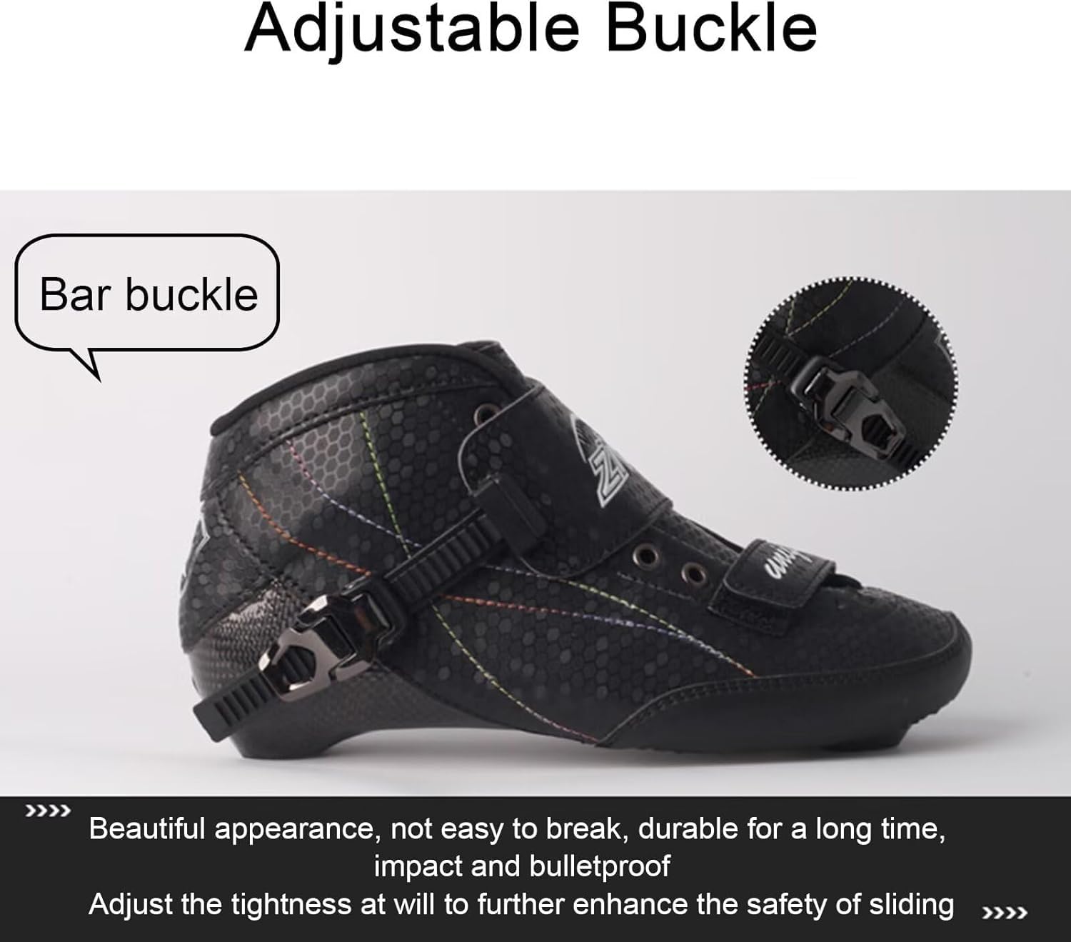 Inline-Speedskates for Damen Und Herren, Unisex-Erwachsene, Leichte, Atmungsaktive Rennschuhe for Herren Und Damen, Verstellbare Inline-Rollschuhe for Anfänger Und Jugendliche