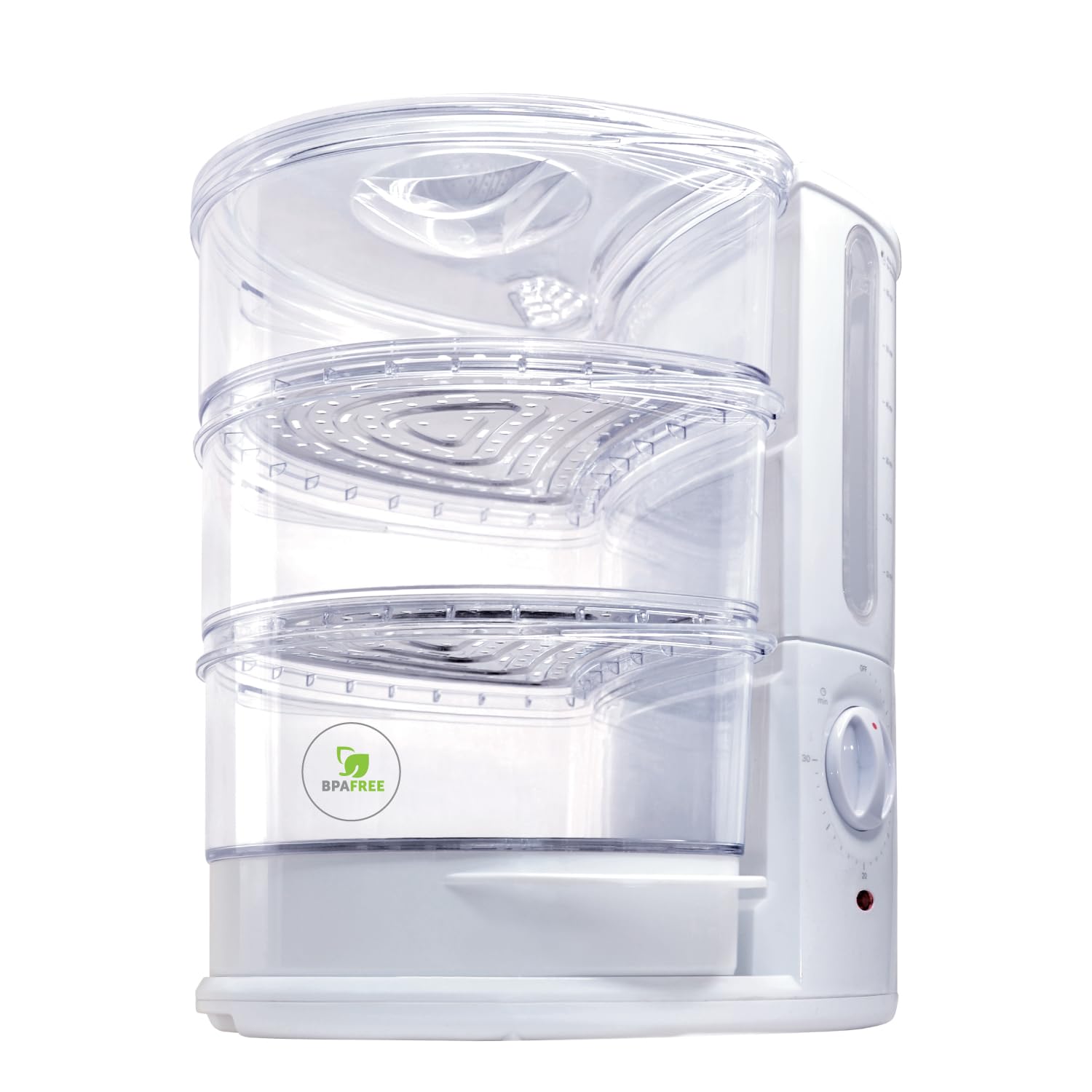 bianco di puro Dampfgarer Rapido 9L Edelstahl STRIX-Dampftechnologie 30 Minuten Timer Auto-Stopp BPA Free
