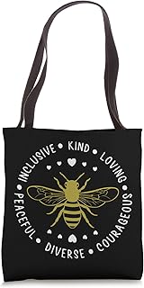 Be Kind Inclusion Diversity Positive Motivation Affirmation Tote Bag