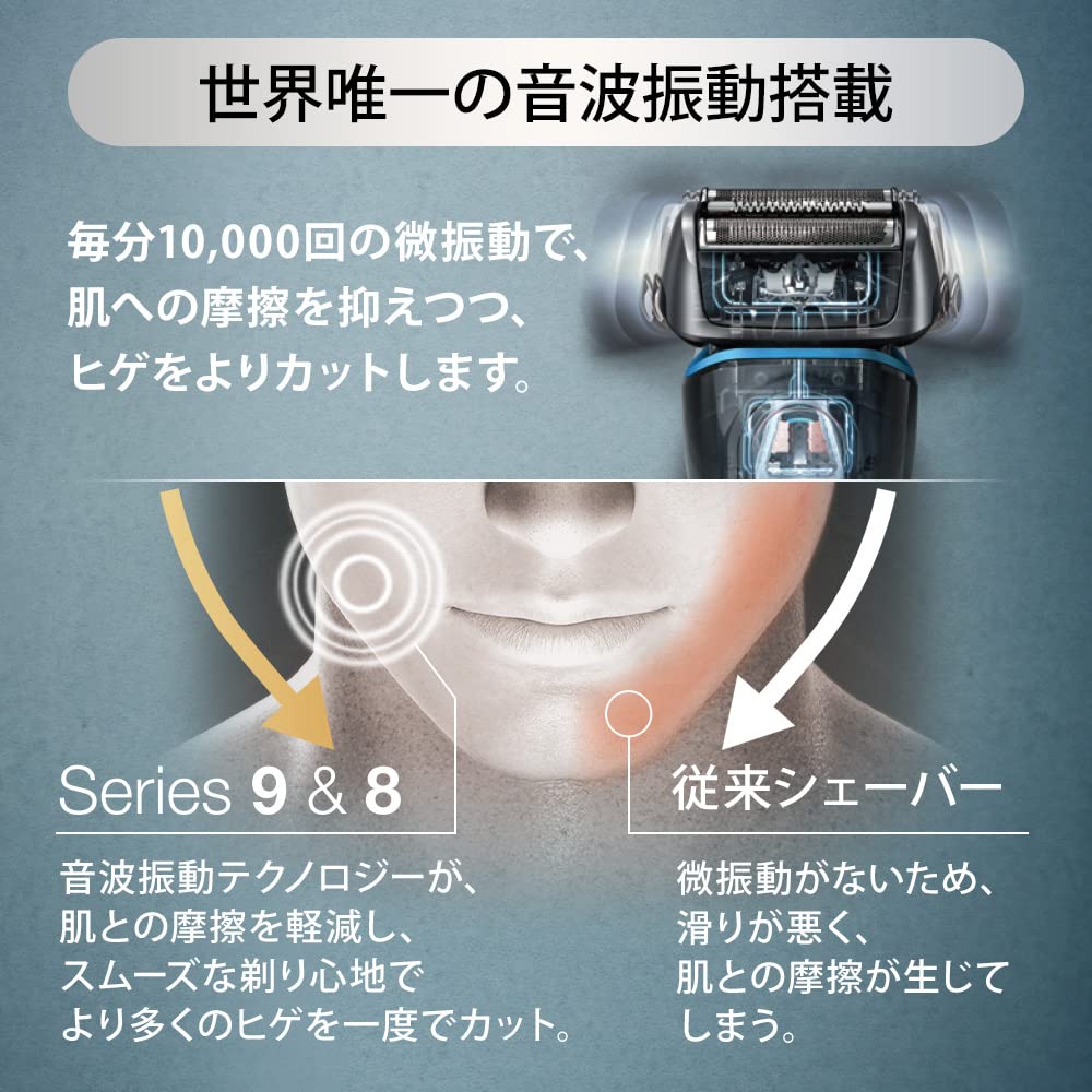 Amazon | ブラウン メンズ電気シェーバー シリーズ8 4カットシステム