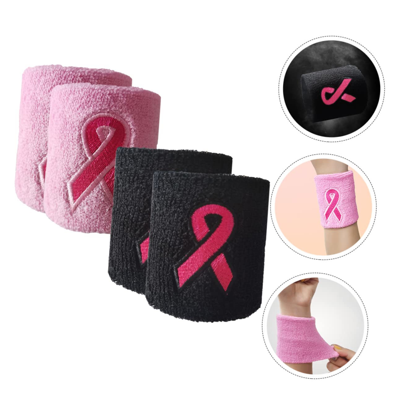 Toyvian Fascia Fasce da Polso Tutore da Polso Compressivo per Donna Supporti per Il Polso Fitness Graffe Polsino di Compressione Braccialetto Fitness Poliestere