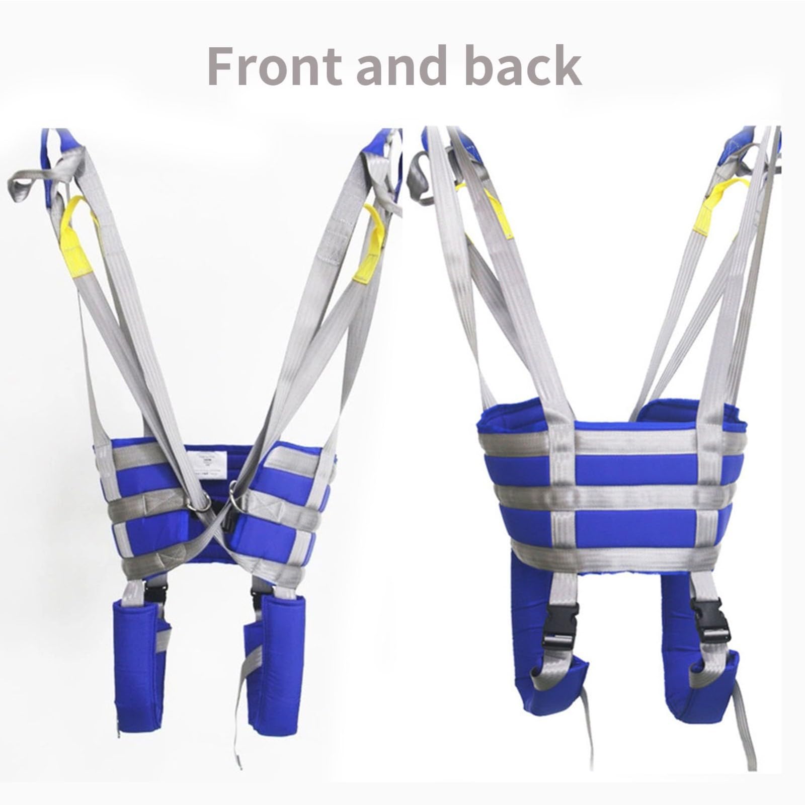 Ceinture De Marche Médicale - Écharpe À Jambe Divisée - pour Personnes Âgées Et Handicapées - Élingue De Marche pour Patient - Antidérapant Stable - Charge Maximale 150 Kg M