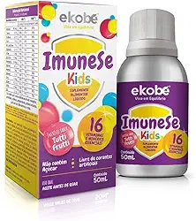 Imunese Kids Líquido - 16 Vitaminas E Minerais Tutti Frutti - Ekobe