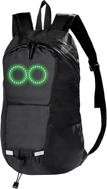 LED Backpack | Travel Dynamic Lighting Rucksack | Large Capacity Storage for Laptops, Smartphones, Sports Equipment