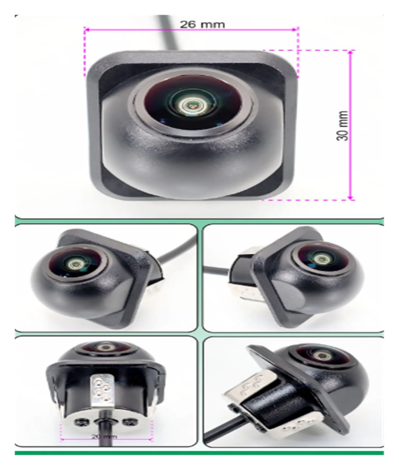 Retromarcia Per Mazda MX5 ND Per Roadster 2015-2023 Per OEM Schermo 28 Pin Cavo Adattatore Videocamera Vista Posteriore Plug Play Telecamera Backup