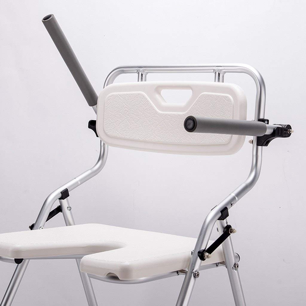 Sgabello da Doccia, Sedile da Doccia, Bagno, in Lega di Alluminio, Sedia da Bagno Pieghevole per Anziani, Sedia da Doccia Antiscivolo per Donne Incinte, Sgabello da Bagno per Disabili