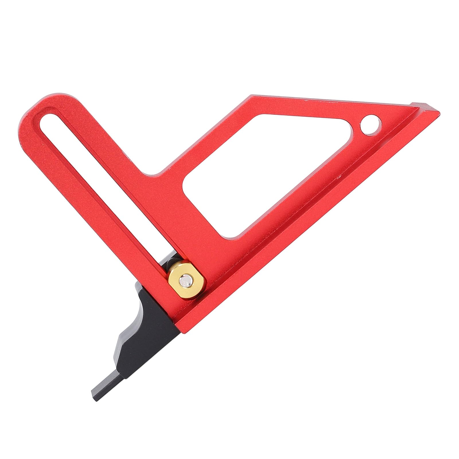 Jauge Hauteur Scie Table 0-60mm 45°, Règle Profondeur Alliage Aluminium Double Échelle