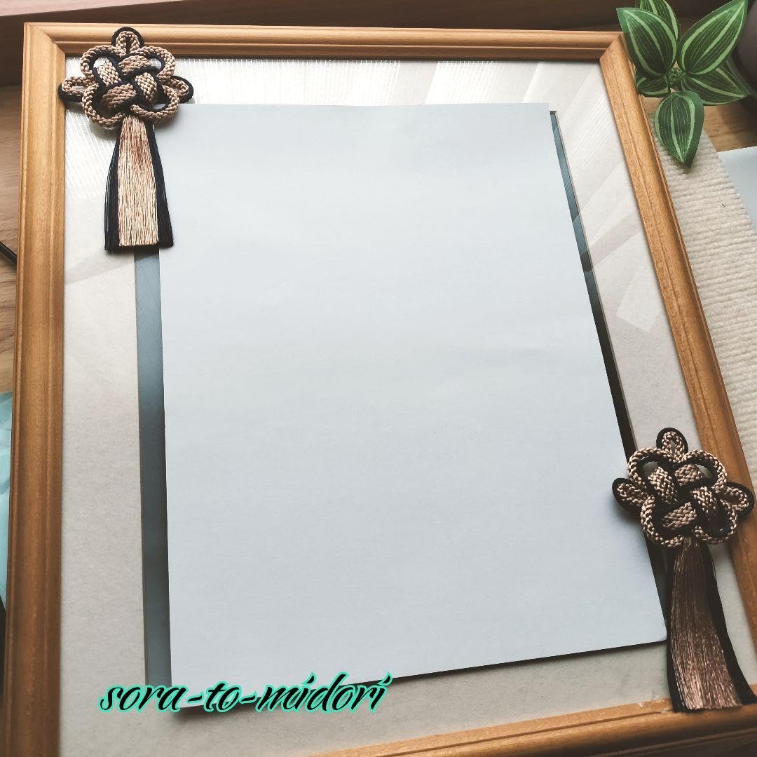 Amazon.co.jp: 【 被布飾り 】 ＊菊結びの紐飾り(金茶)＊七五三 髪飾り