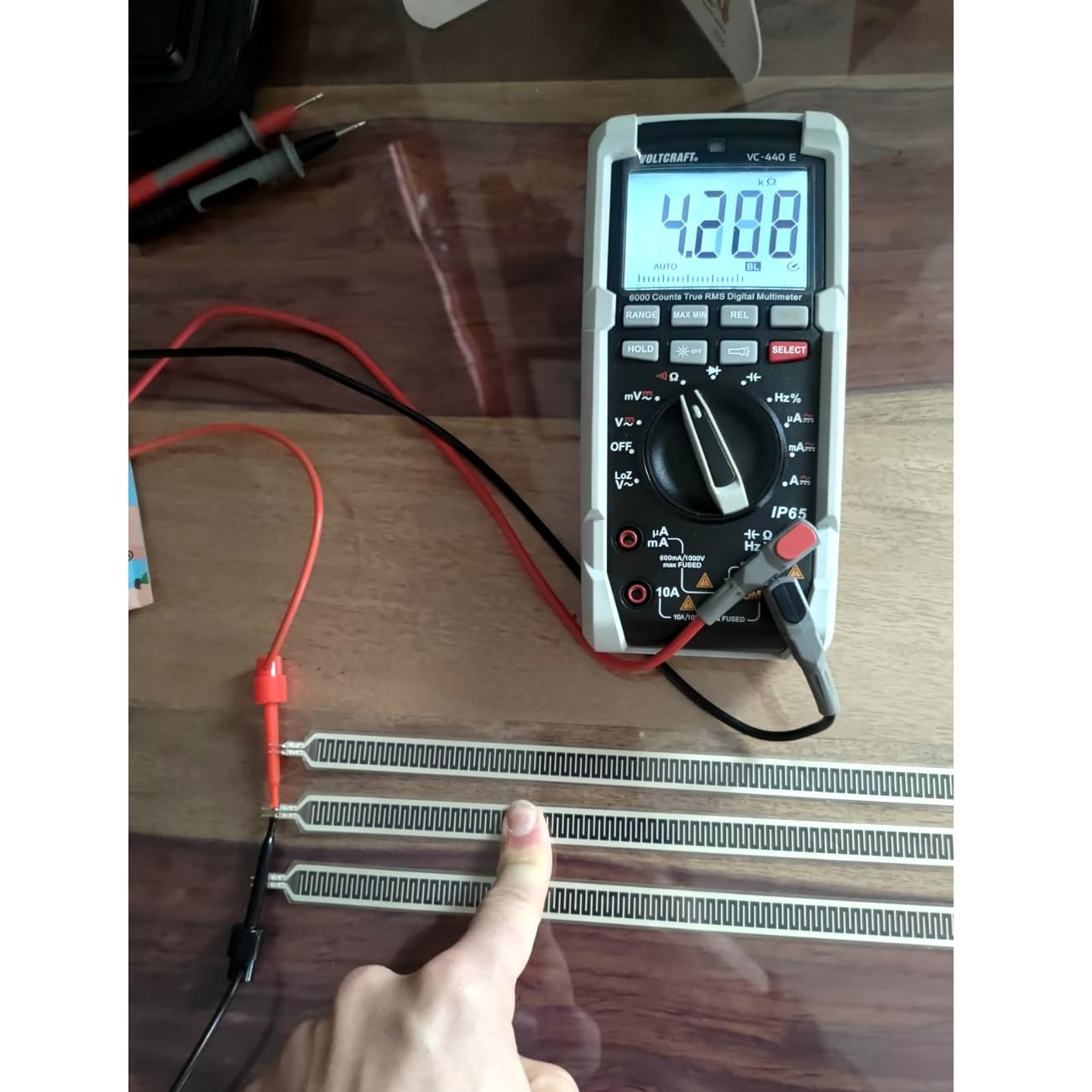 Tissting Drucksensor SF15-600, Hochpräziser Dünnfilm-Kraftsensor mit Widerstand für Smart Homes, Medizinische Elektronik und Tragbare Geräte, Edelstahl, -20 ℃-60 ℃, Vielseitig im Alltag