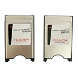CF Memory Card Adapter PCMCIA Ata Adapter PC Adapter Reader CF Type I to PCMCIA (2 Pack)