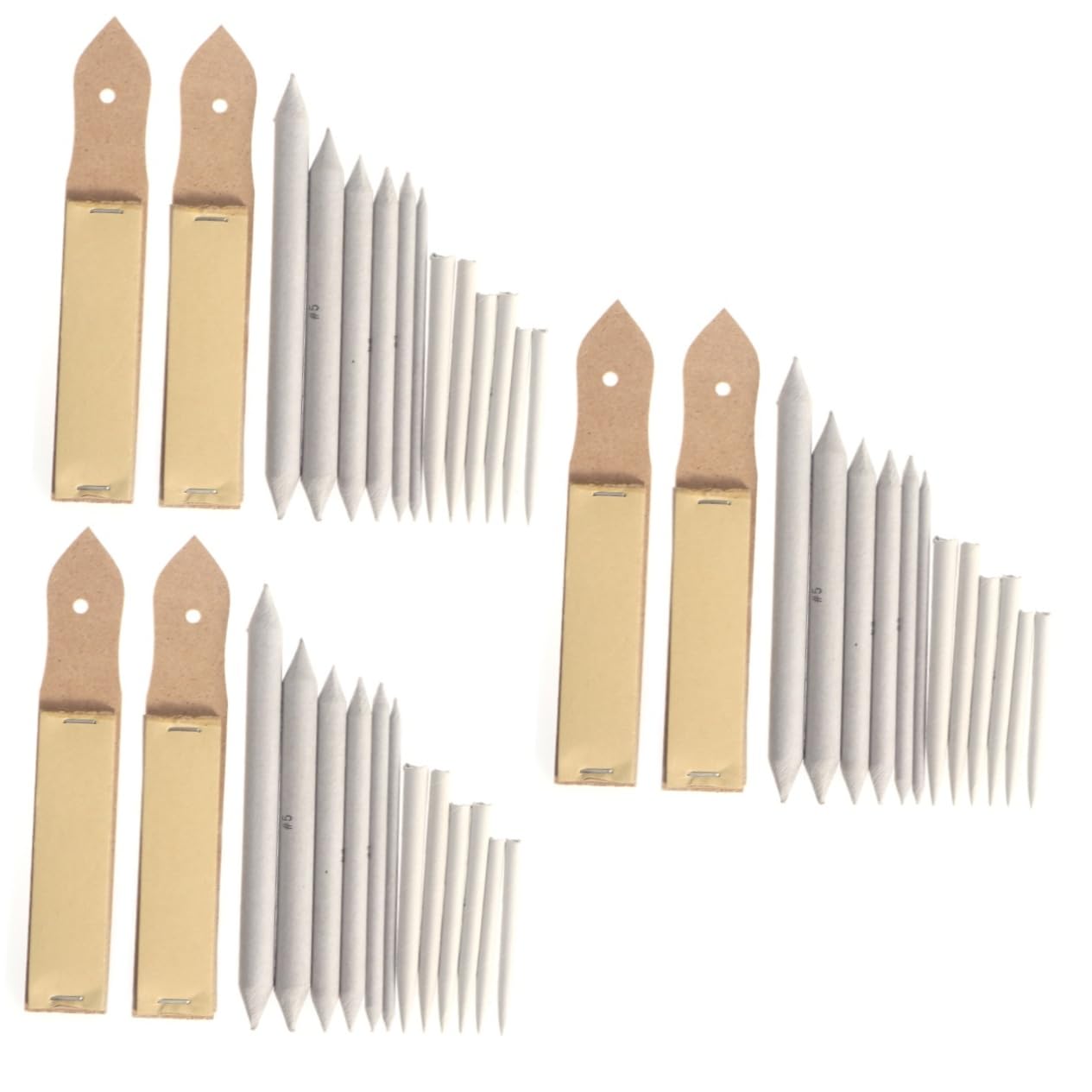 BELLIFFY 36 Pcs Art Sketch Drawing Tools Sandpaper Pencil Blending Stumps Tortillons Charcoal Sketch Drawing Set