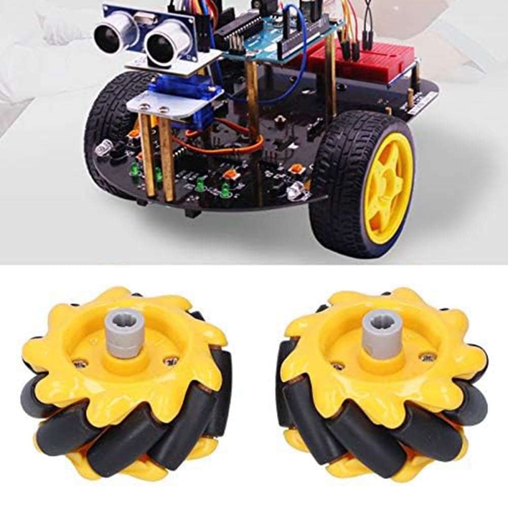 YEHEI Mecanum Wheel, 48mm Omni-Directional Wheel Smart Robot Car Accessories DIY Toy Components Replacement Accessories - Image 2