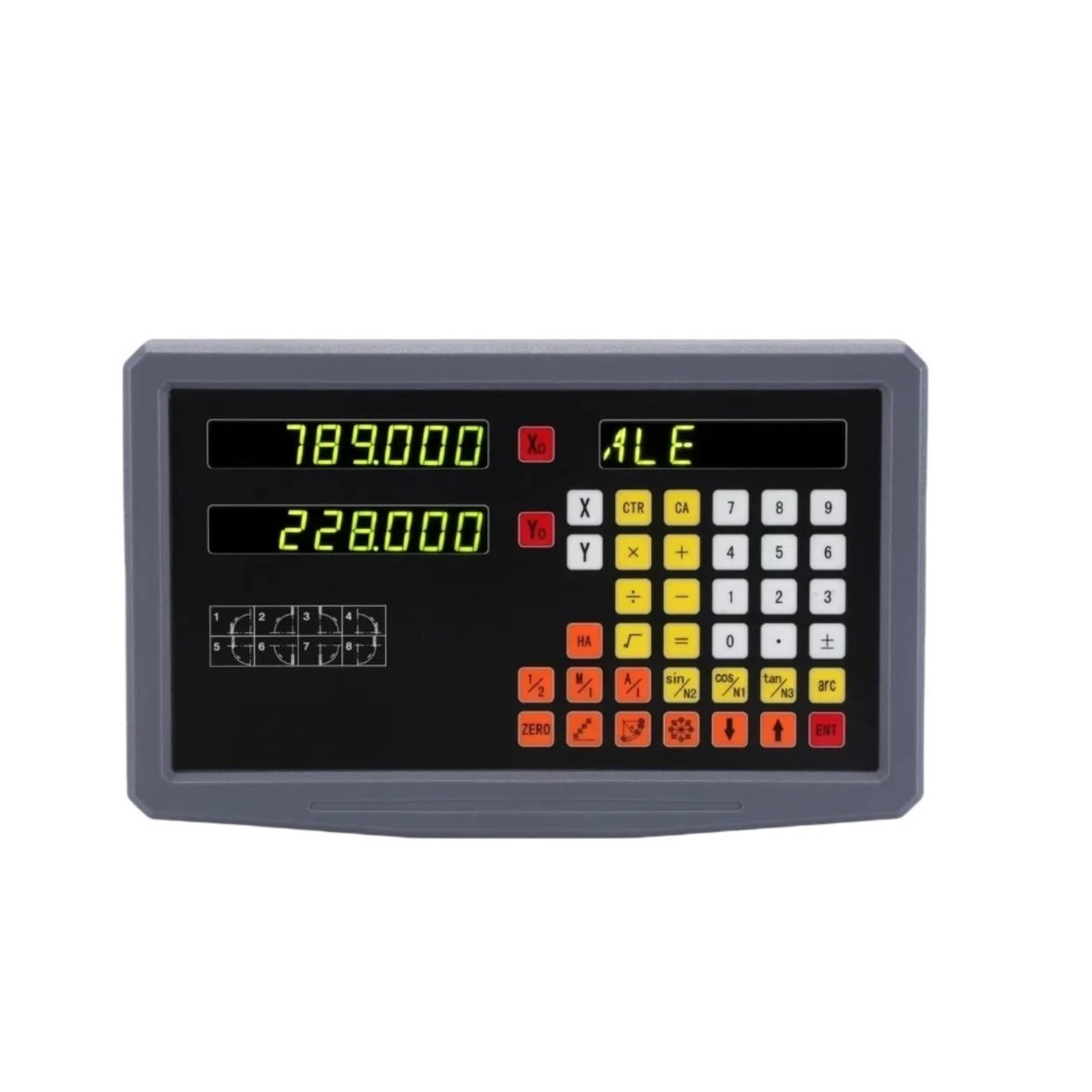 Kit de fraisage DRO 2 Axes SDS2MS éliminez les erreurs de mesure avec cette échelle linéaire de tour