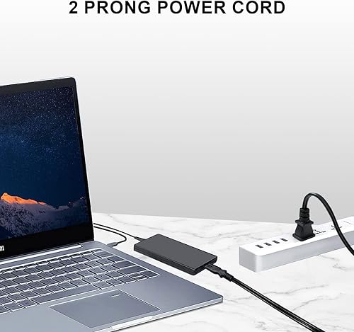 Miniatura 6 de Cable de alimentación de CA estándar de 6 pies para Xbox One, Xbox Series, Sony PS3PS4PS5, altavoz, monitor, Samsung, LG, Sony, TCL, Toshiba