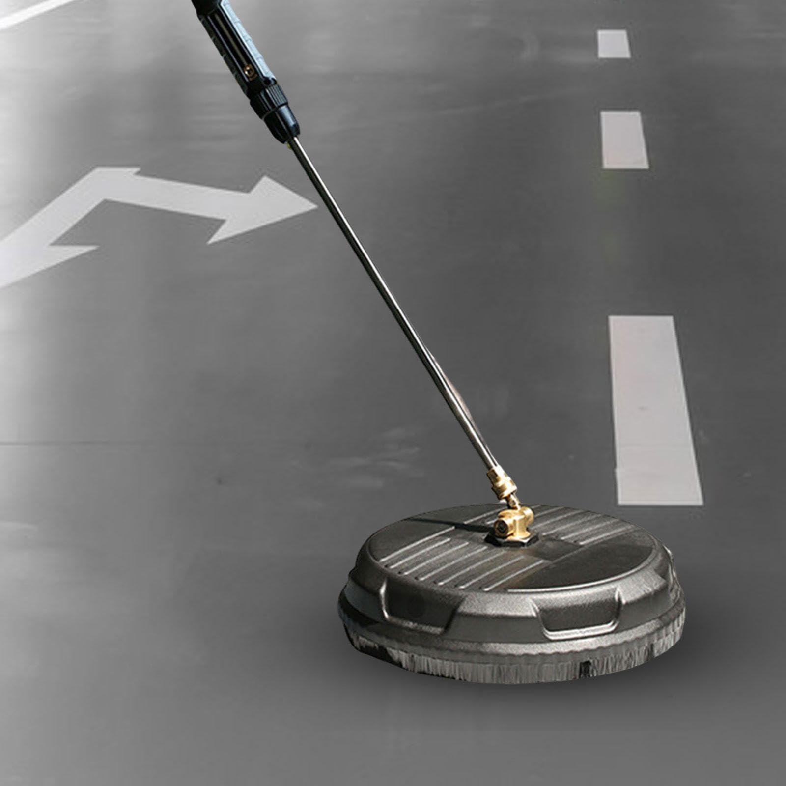 Nettoyeur Haute Pression à Plat pour allées, terrasses et Taches tenaces, et prévient efficacement Les Projections d'eau à Haute Pression. Nettoyeur de sols Rotation Vitesse pour Un
