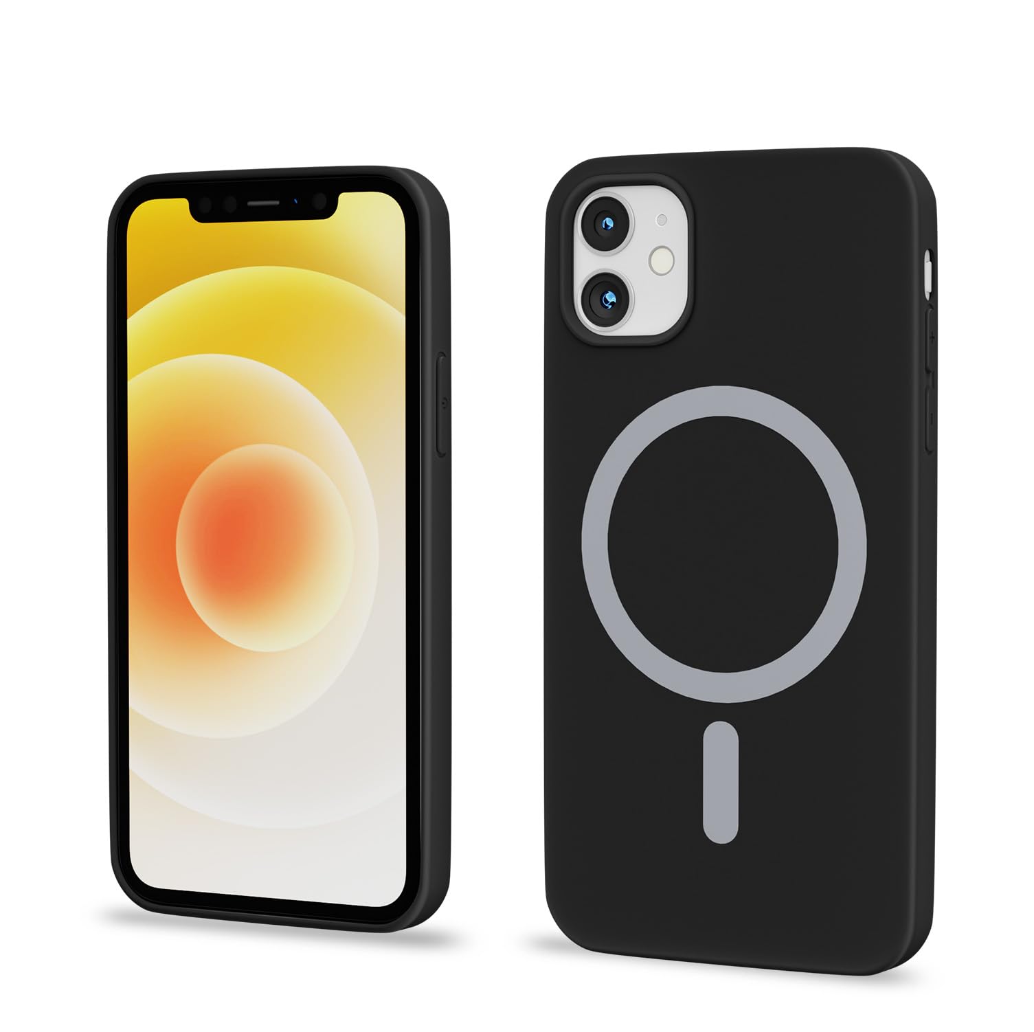 Pikkme Back Cover | Support Mag-Safe Wireless Magnetic Charging | Full Camera Protection | Super Soft Silicone | Bumper Case for iPhone 12/12 Pro (Black) (B0CBSB9HTJ) Amazon Price History, Amazon Price Tracker