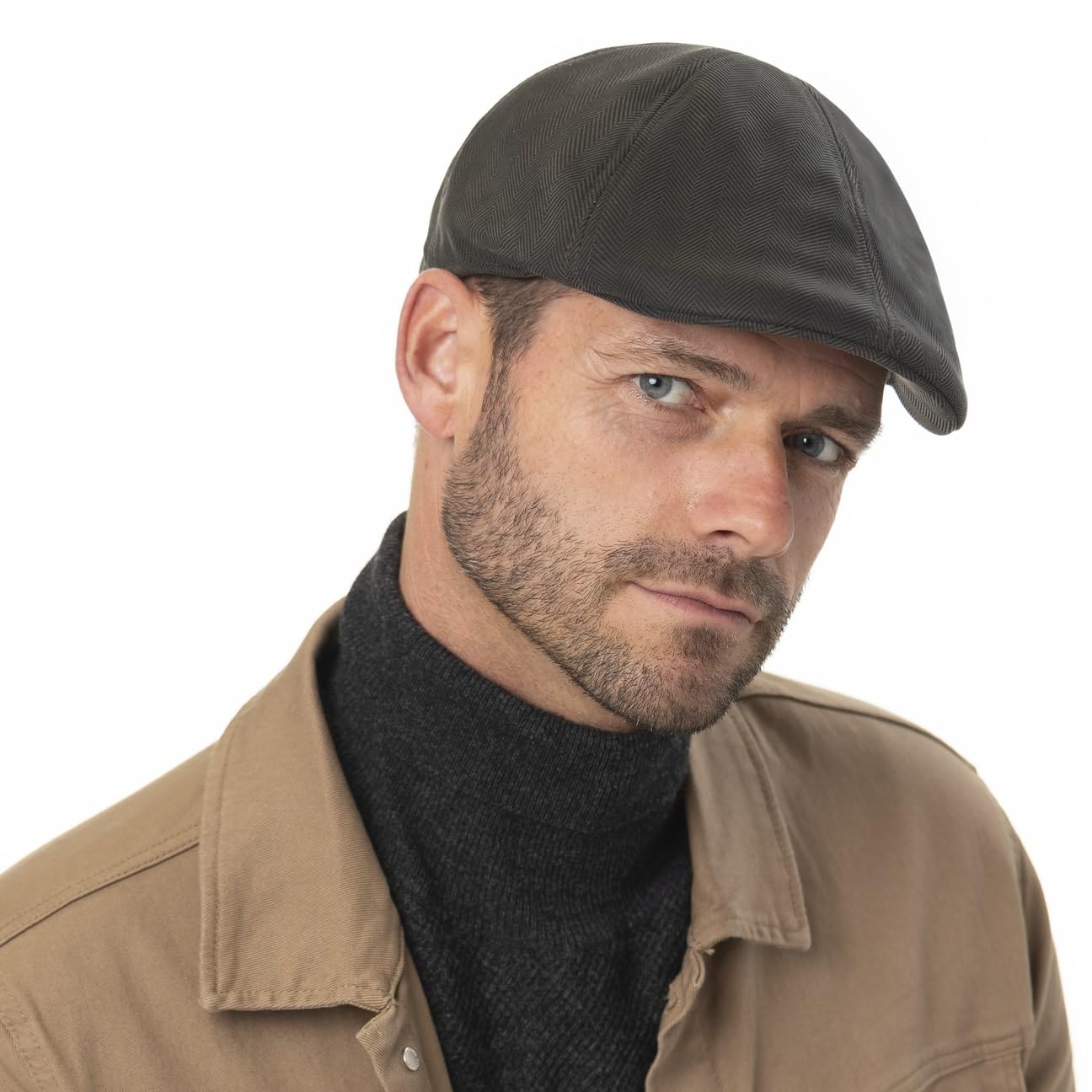 Stetson Herringbone Duck Coppola Spina di Pesce Multicolore Rivestito in Pile Uomo Autunno Inverno