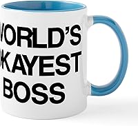 Vista 131 de CafePress Number 1 Boss Mugs 11 oz (325 ml) Ceramic Coffee Mug