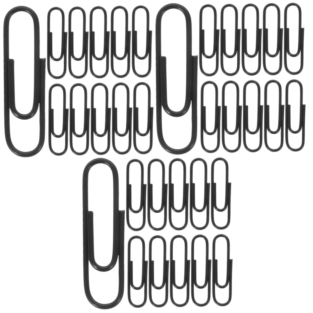 Operitacx 3ensembles Trombones Métal Créatifs De Clips -page Colorés Pour Bureau Et École Accessoires Pratiques Pour Documents Et Organisation De Notes