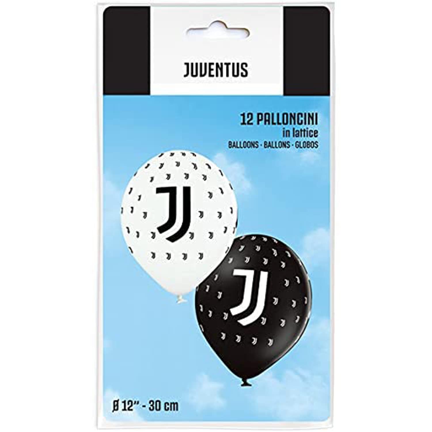 Latex Balloons JUVE 12pcs, Multicolor, Multi-coloured - Image 4