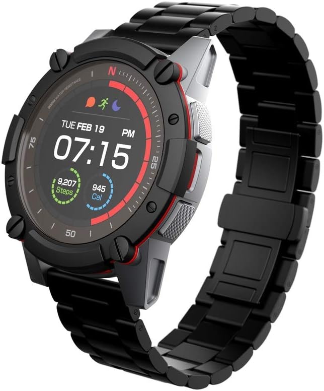 2 Smart Watch Premium Edition - Body Heat Powered Fitness Tracker Smart Watch, 200 M Dive, Skin Temperature, GPS and Altitude, Calorie and Step Count, iOS and Android